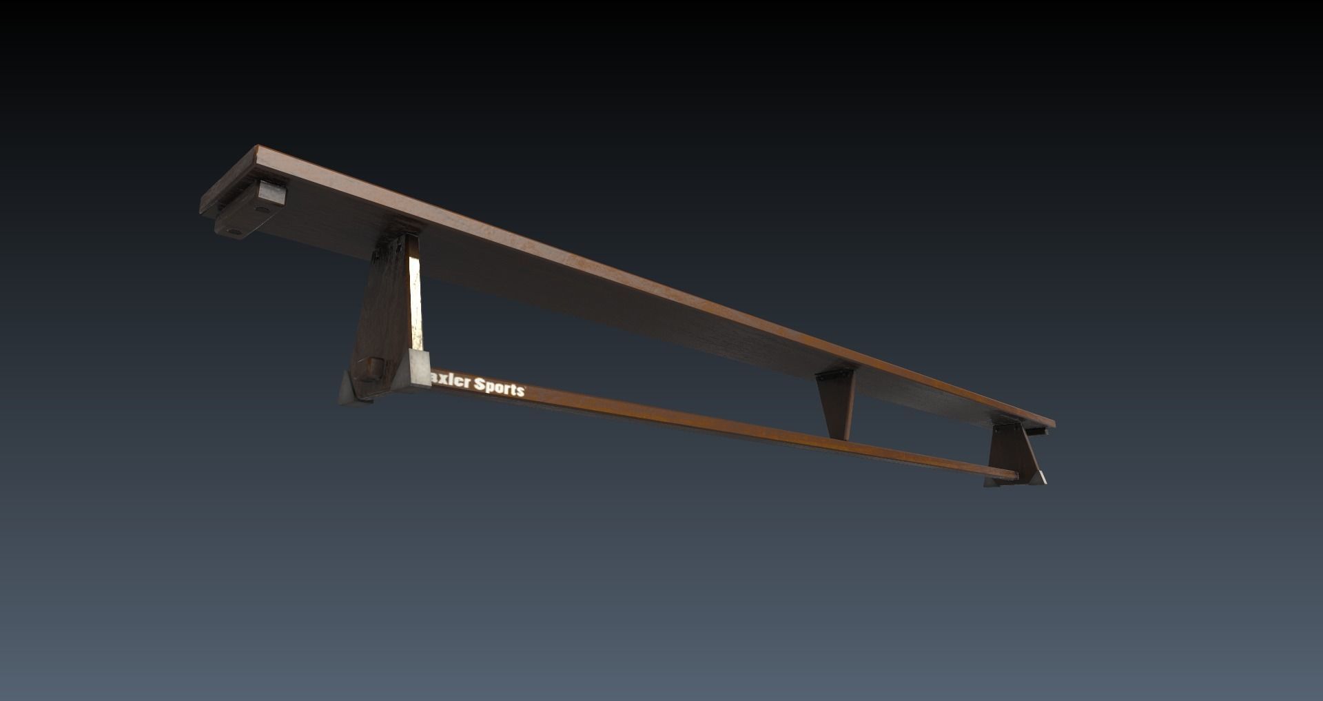 Low-Poly School Gym Pack Low-poly 3D model_9