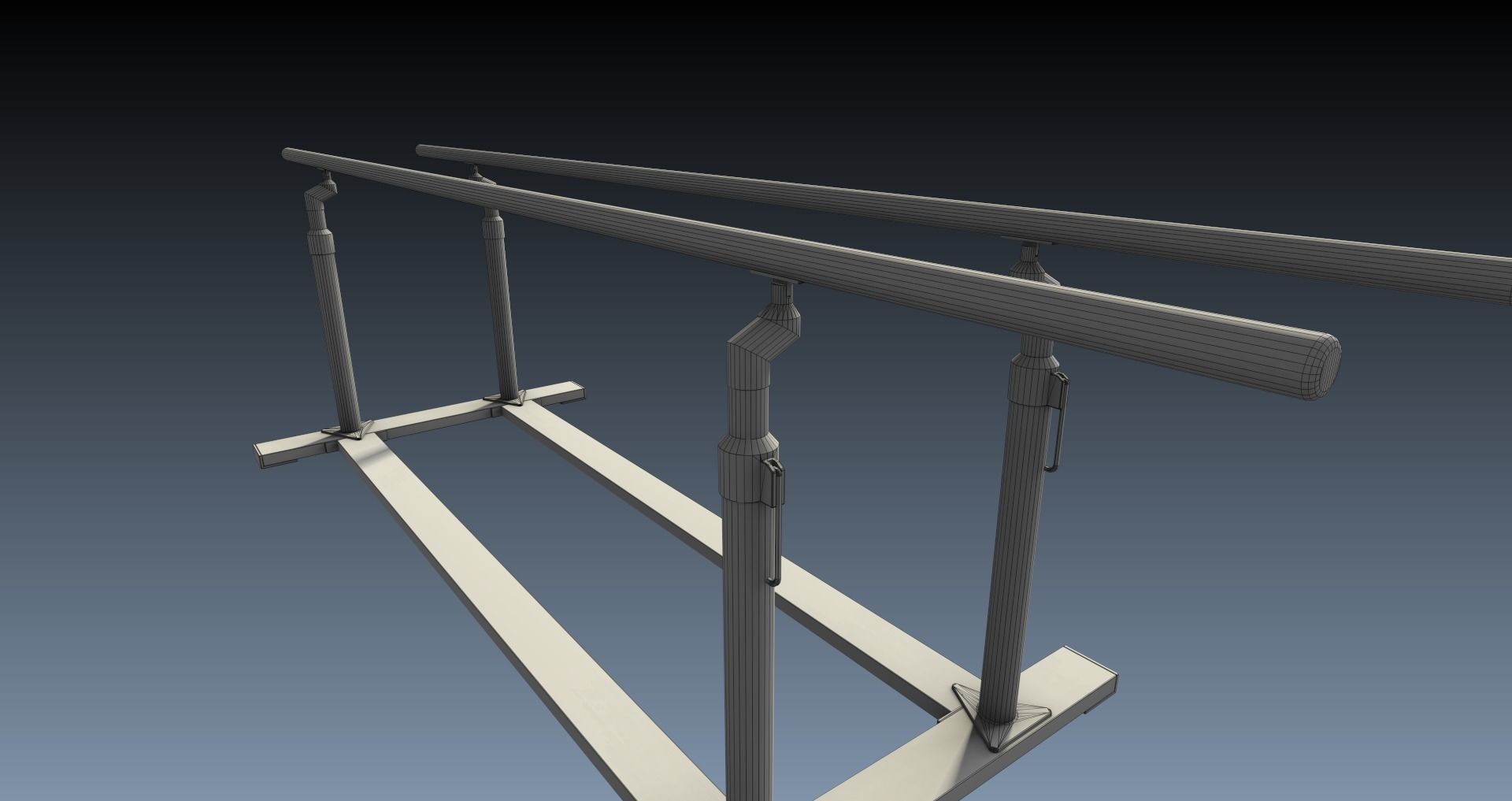 Low-Poly School Gym Pack Low-poly 3D model_25