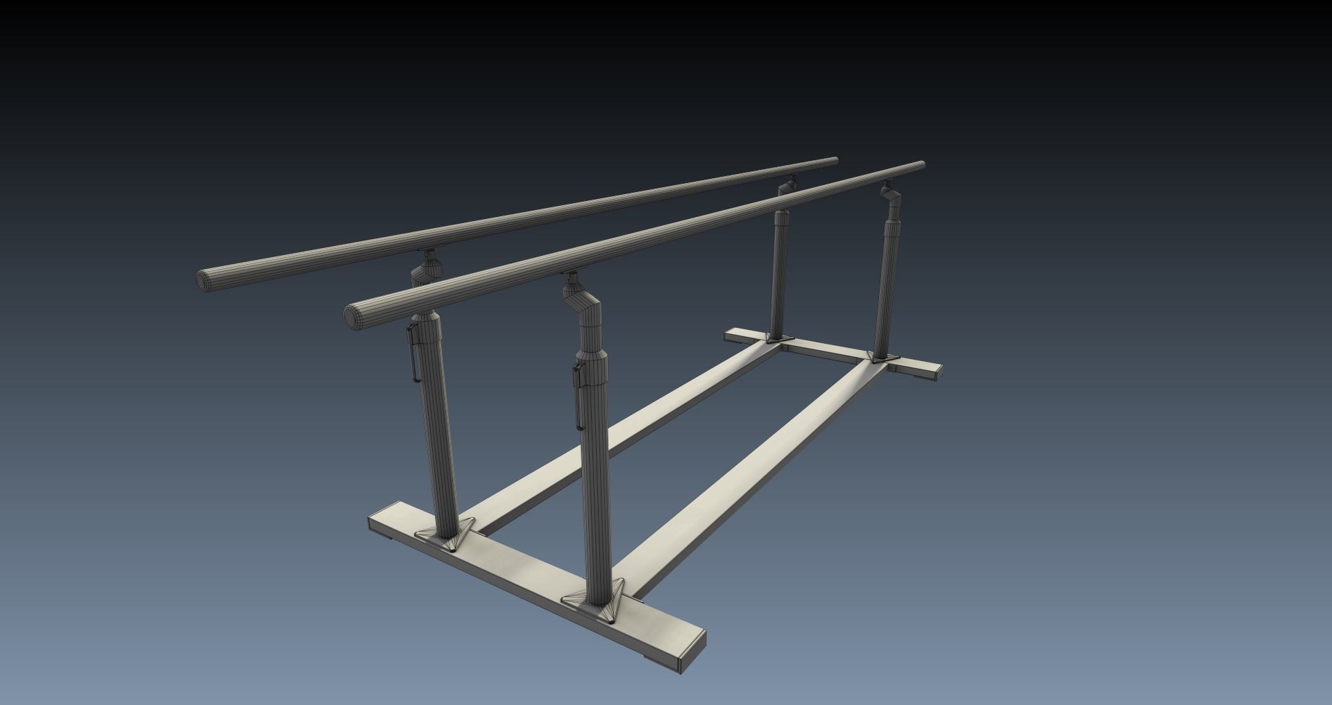 Low-Poly School Gym Pack Low-poly 3D model_24