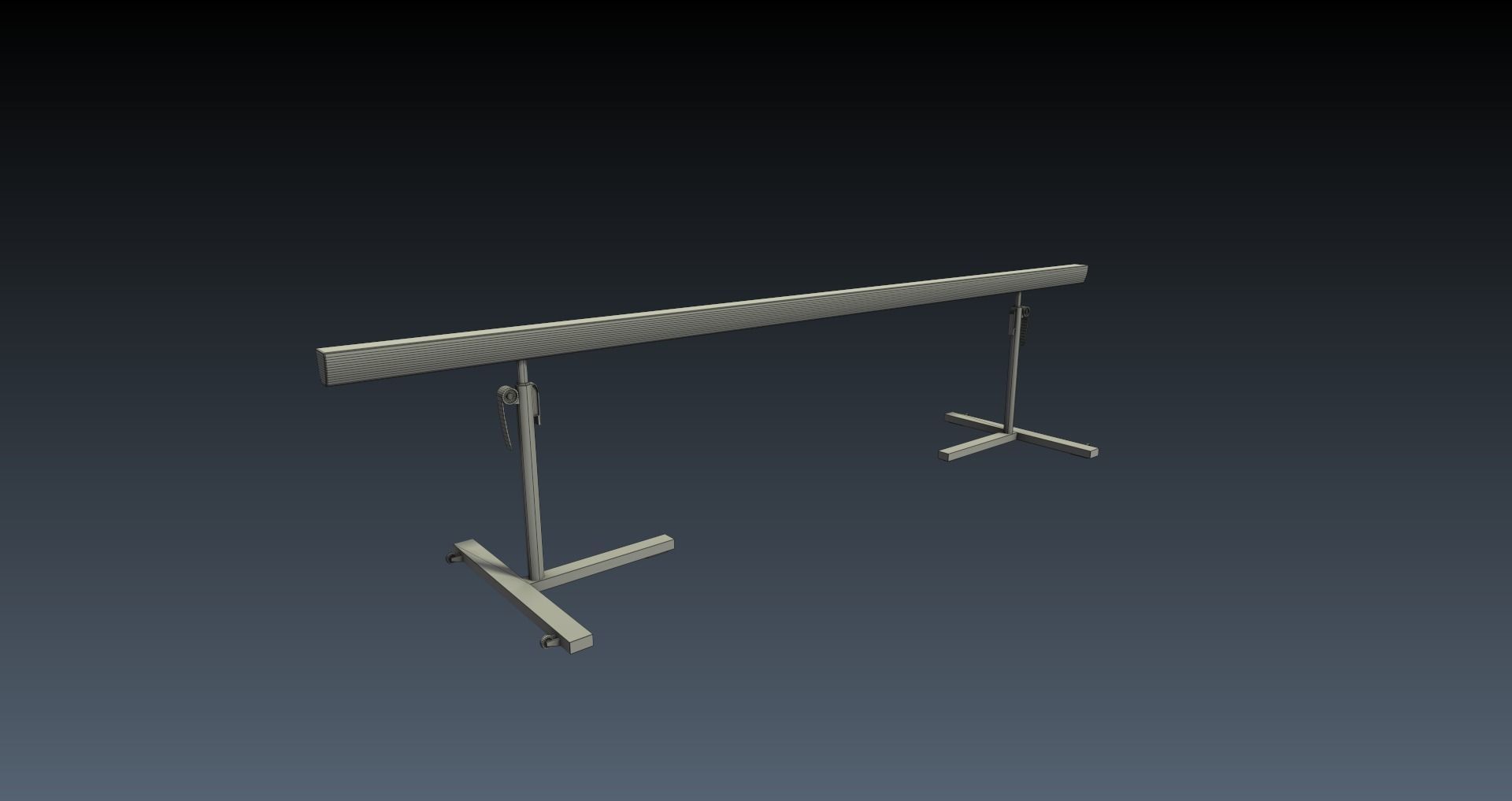 Low-Poly School Gym Pack Low-poly 3D model_3