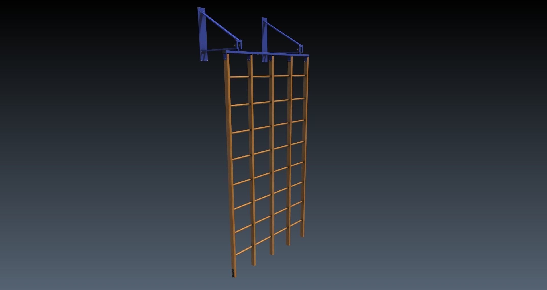 Low-Poly School Gym Pack Low-poly 3D model_12