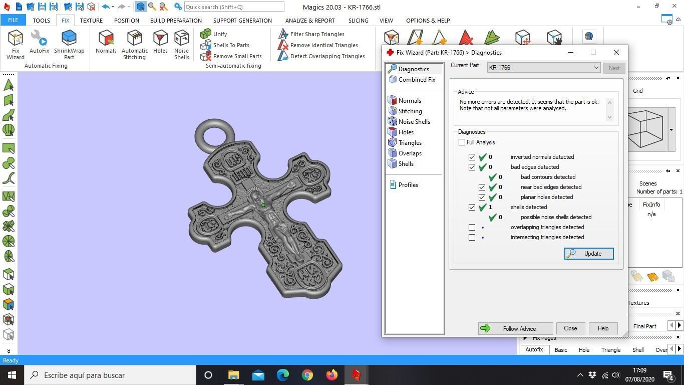 Krest-cross 3D print model gold cross pendant 3D print model_4