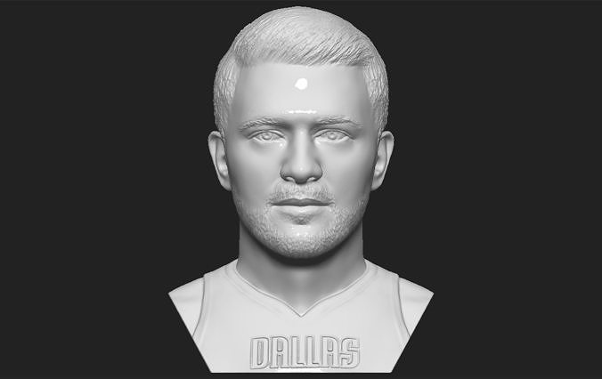 Luka Doncic bust 3D printing ready stl obj formats 3D print model