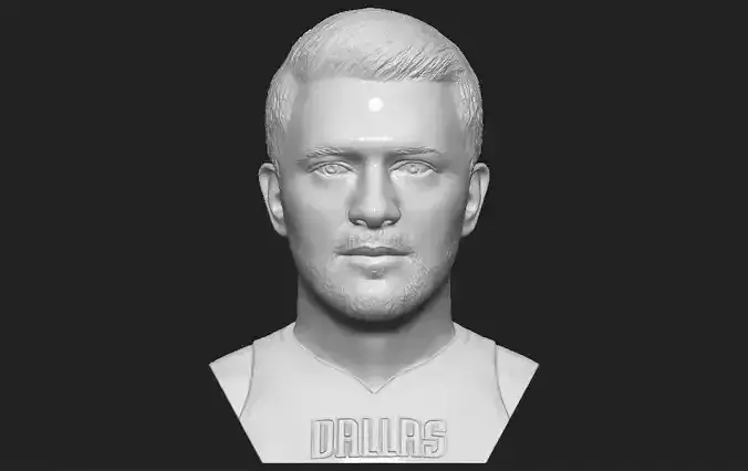 Luka Doncic bust 3D printing ready stl obj formats 3D print model