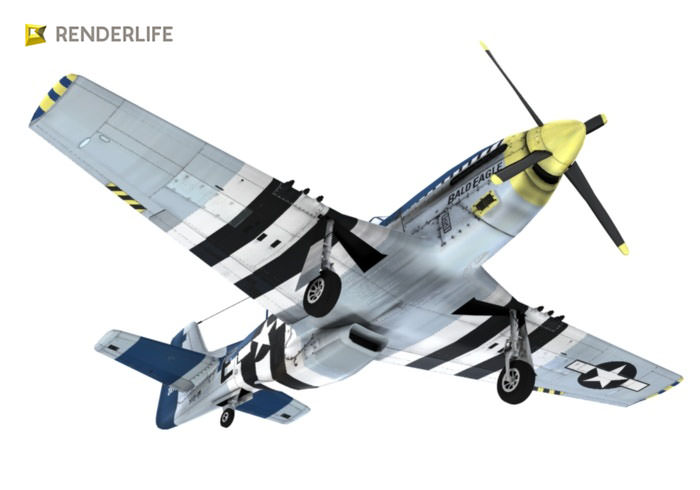 P-51-D Mustang 3D model_2