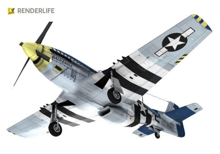 P-51-D Mustang 3D model_7