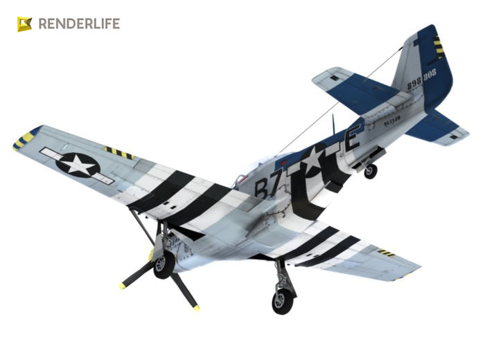 P-51-D Mustang 3D model_6