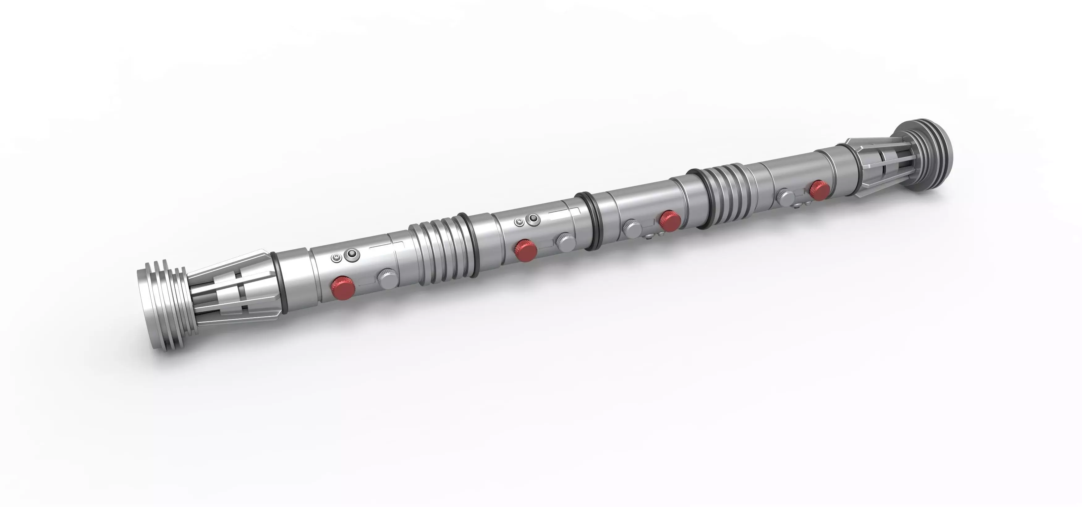 Lightsaber of Darth Maul from Star Wars Phantom Menace 3D print model_0
