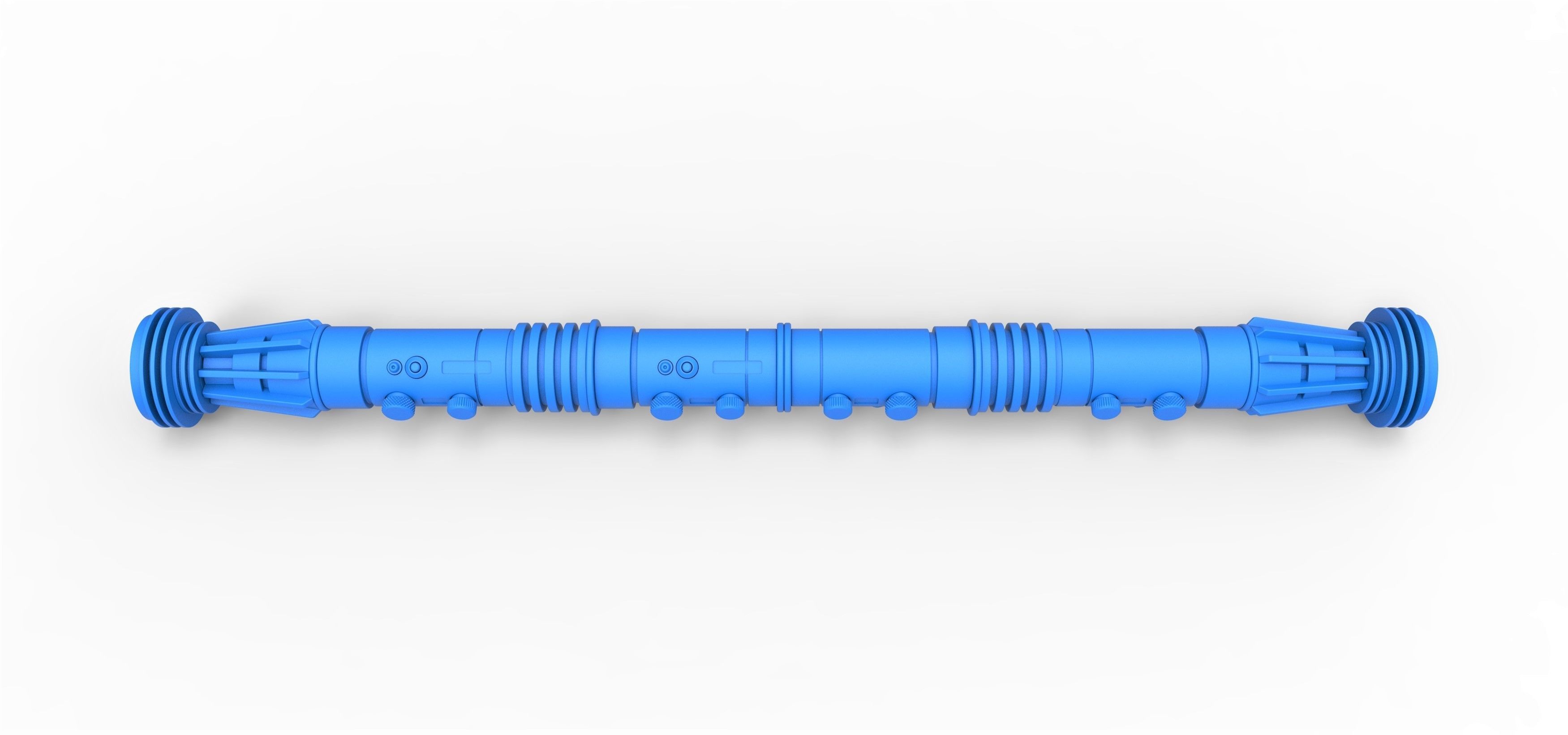 Lightsaber of Darth Maul from Star Wars Phantom Menace 3D print model_13