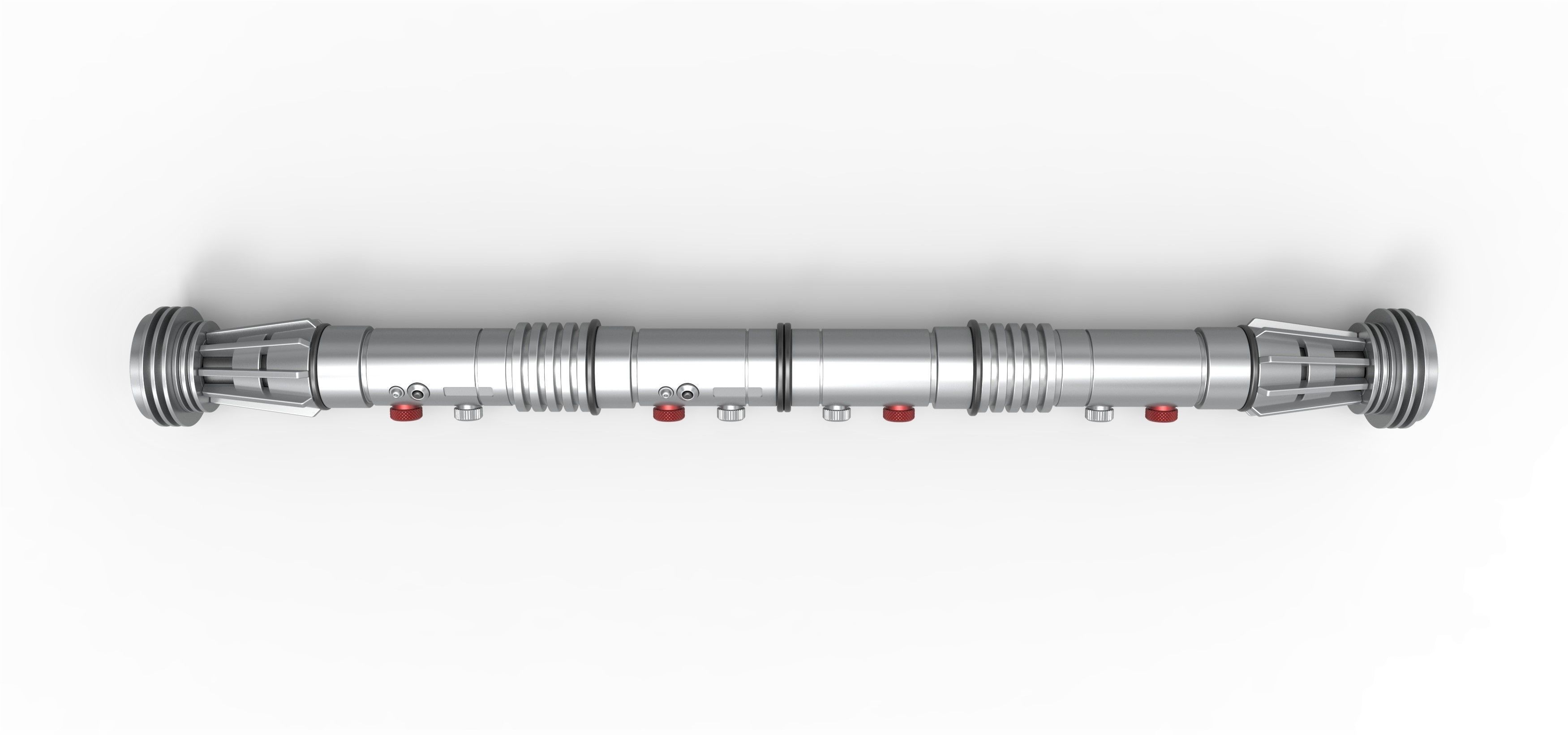 Lightsaber of Darth Maul from Star Wars Phantom Menace 3D print model_7