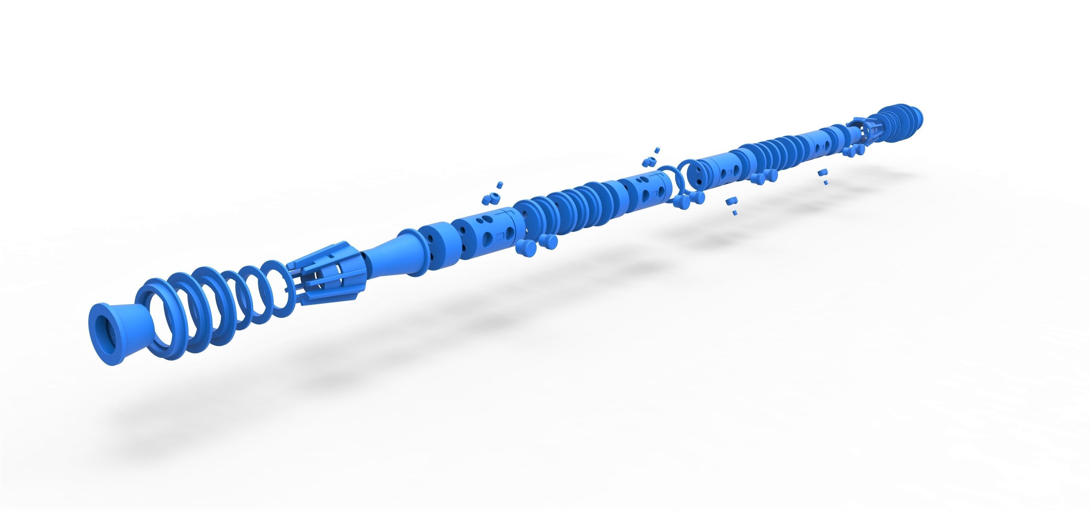 Lightsaber of Darth Maul from Star Wars Phantom Menace 3D print model_16