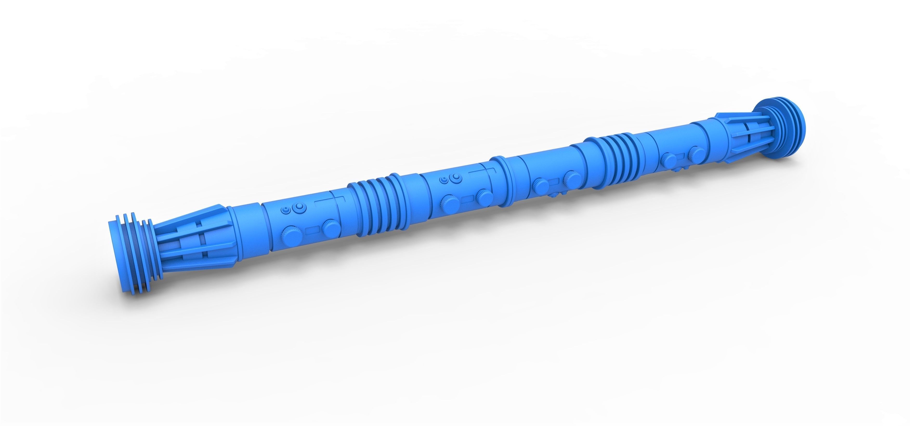 Lightsaber of Darth Maul from Star Wars Phantom Menace 3D print model_10