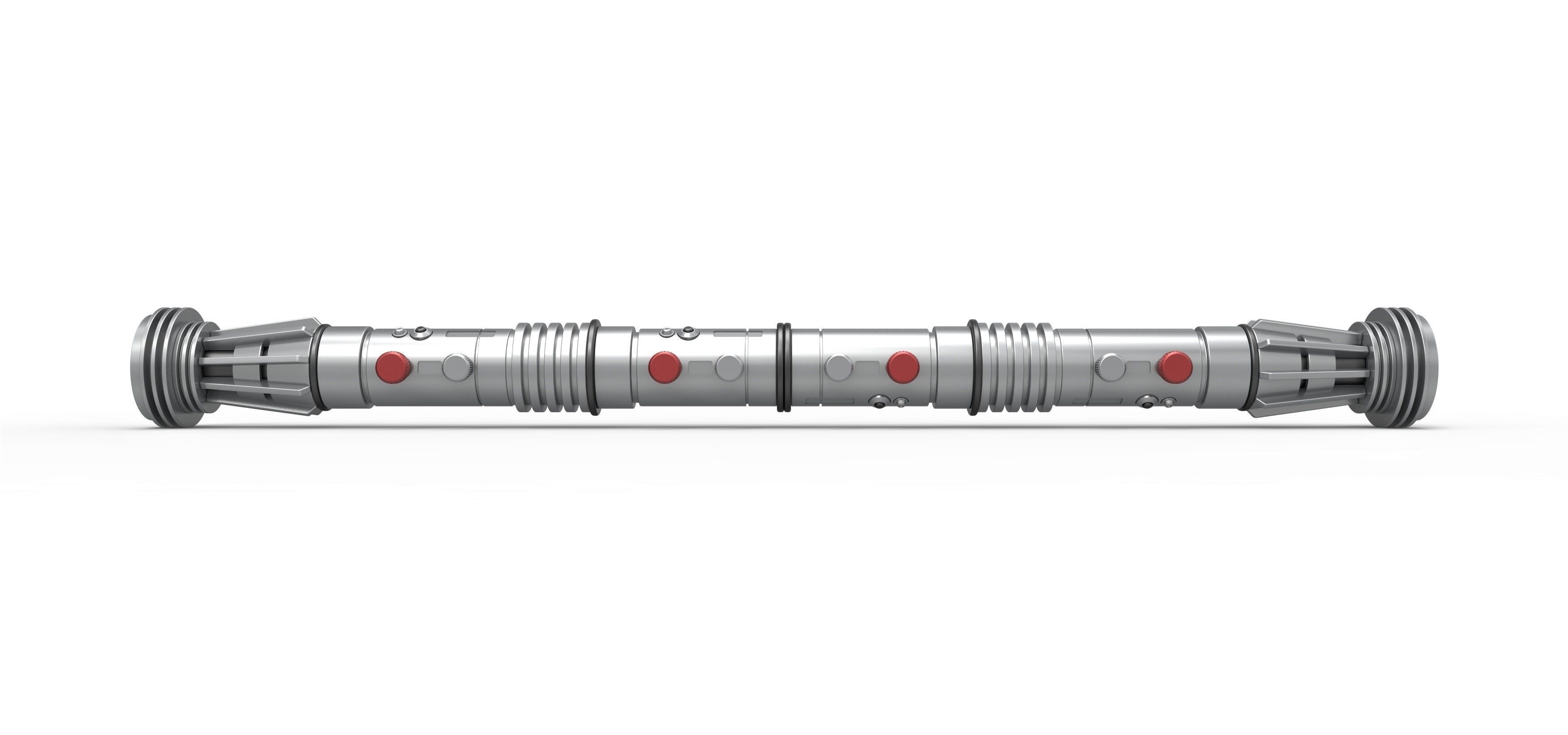 Lightsaber of Darth Maul from Star Wars Phantom Menace 3D print model_5