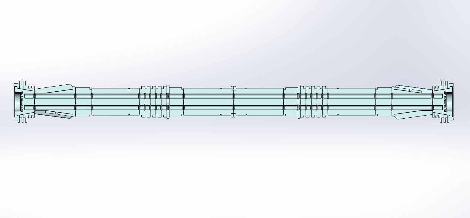 Lightsaber of Darth Maul from Star Wars Phantom Menace 3D print model_21