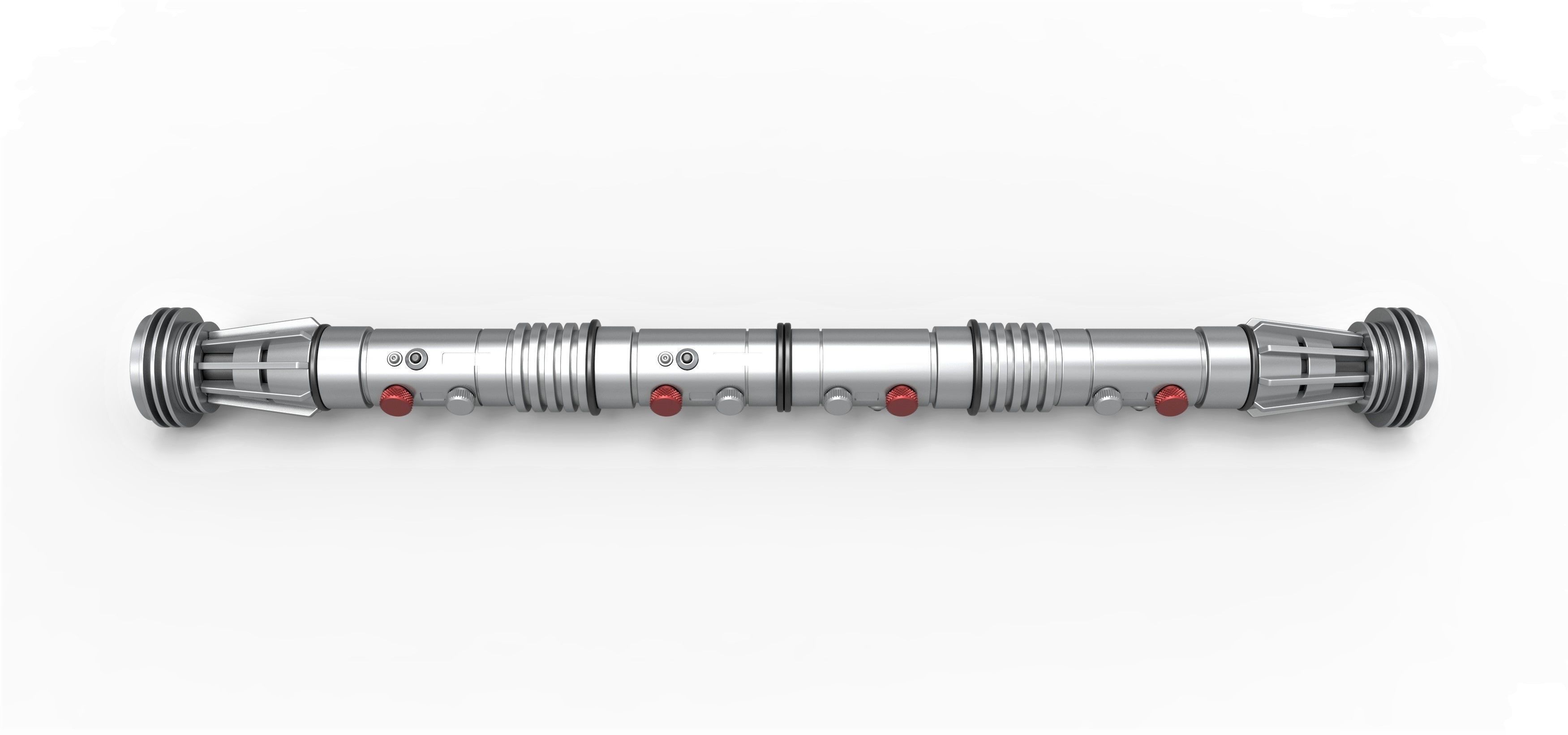 Lightsaber of Darth Maul from Star Wars Phantom Menace 3D print model_6