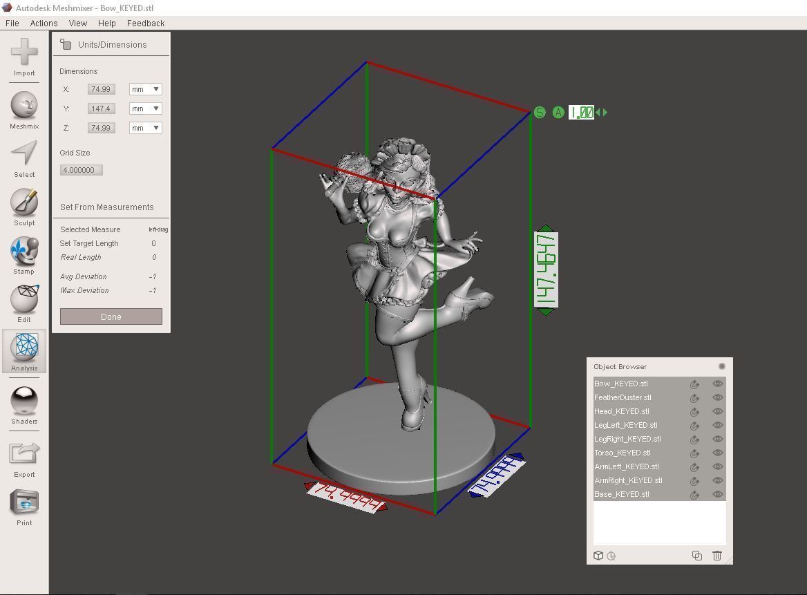 French Maid Pinup - FREE Free 3D print model_5