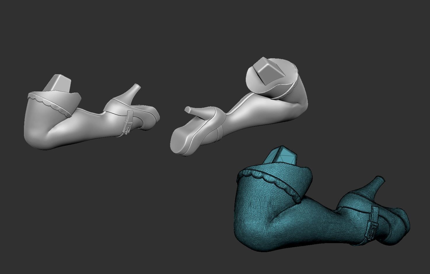 French Maid Pinup - FREE Free 3D print model_10