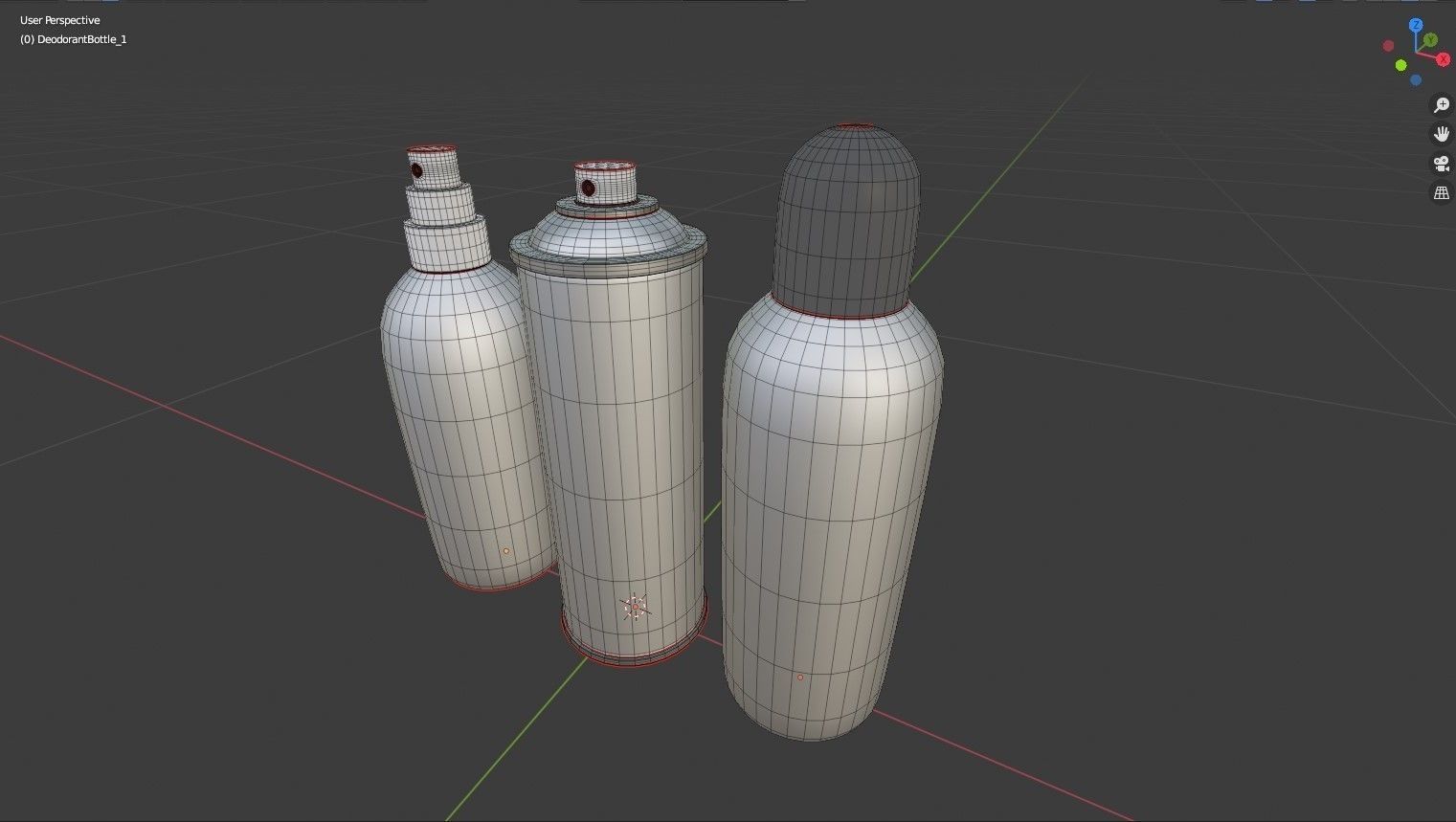 Deodorant Bottle Low-poly 3D model_5