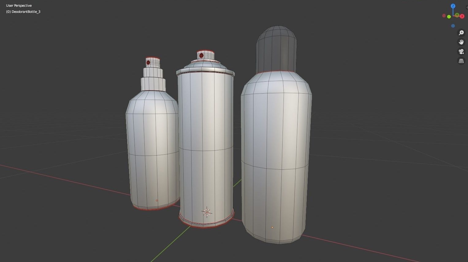 Deodorant Bottle Low-poly 3D model_4