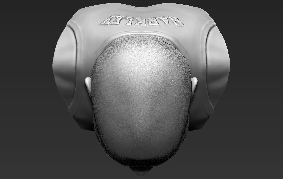 Charles Barkley bust 3D printing ready stl obj formats 3D print model_21