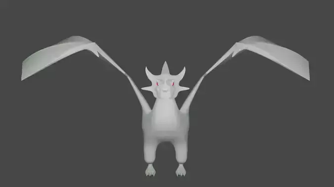 Dragao dragon with wings