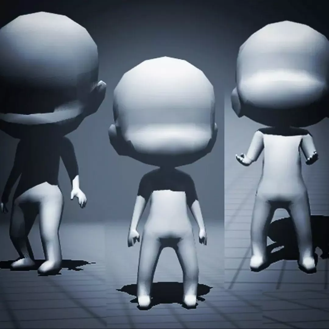 Low Poly - Chibi Base Model Low-poly 3D model_0