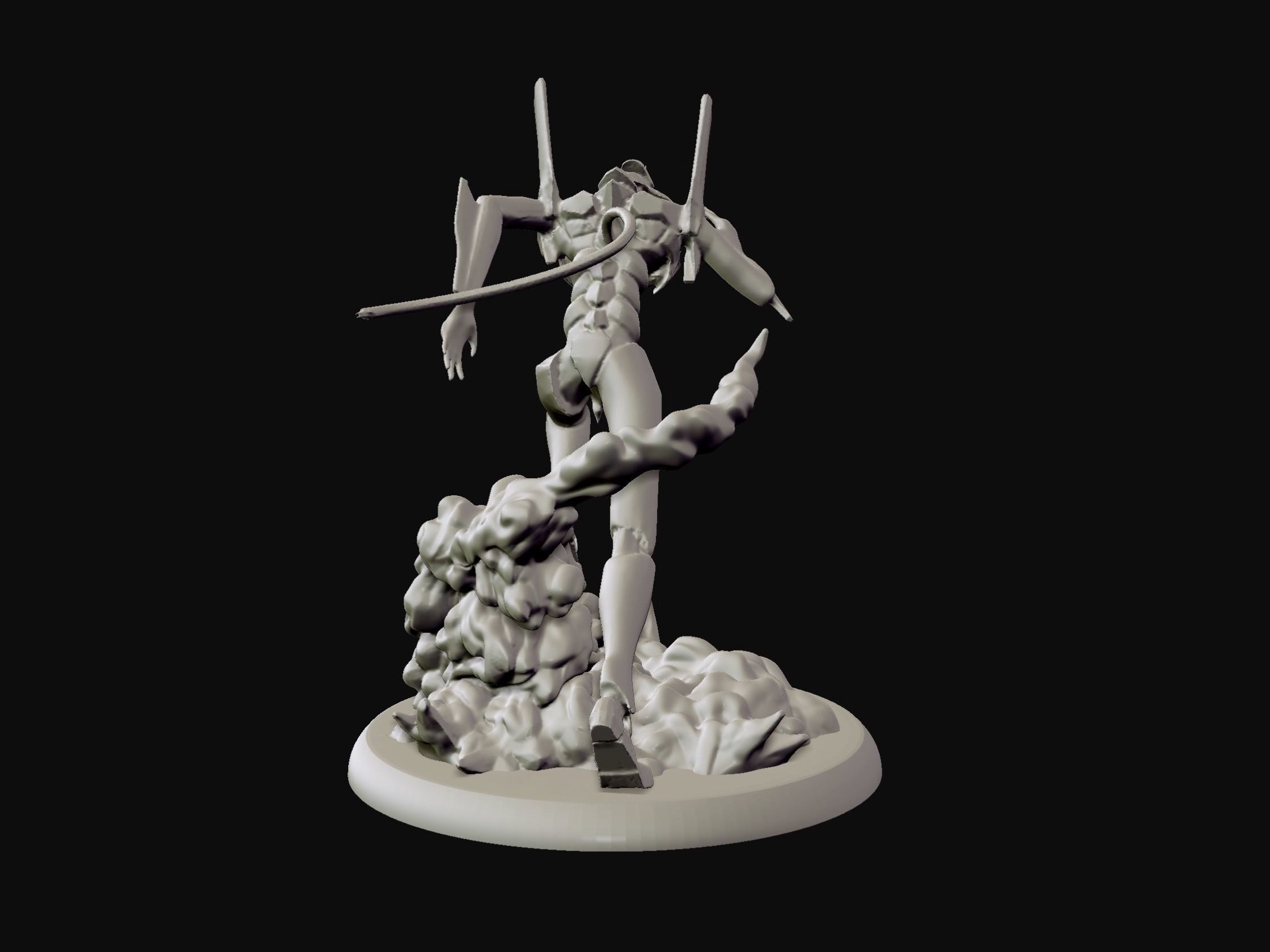Eva unit 01 - Neon Genesis Evangelion - 3d print statue 3D print model_20