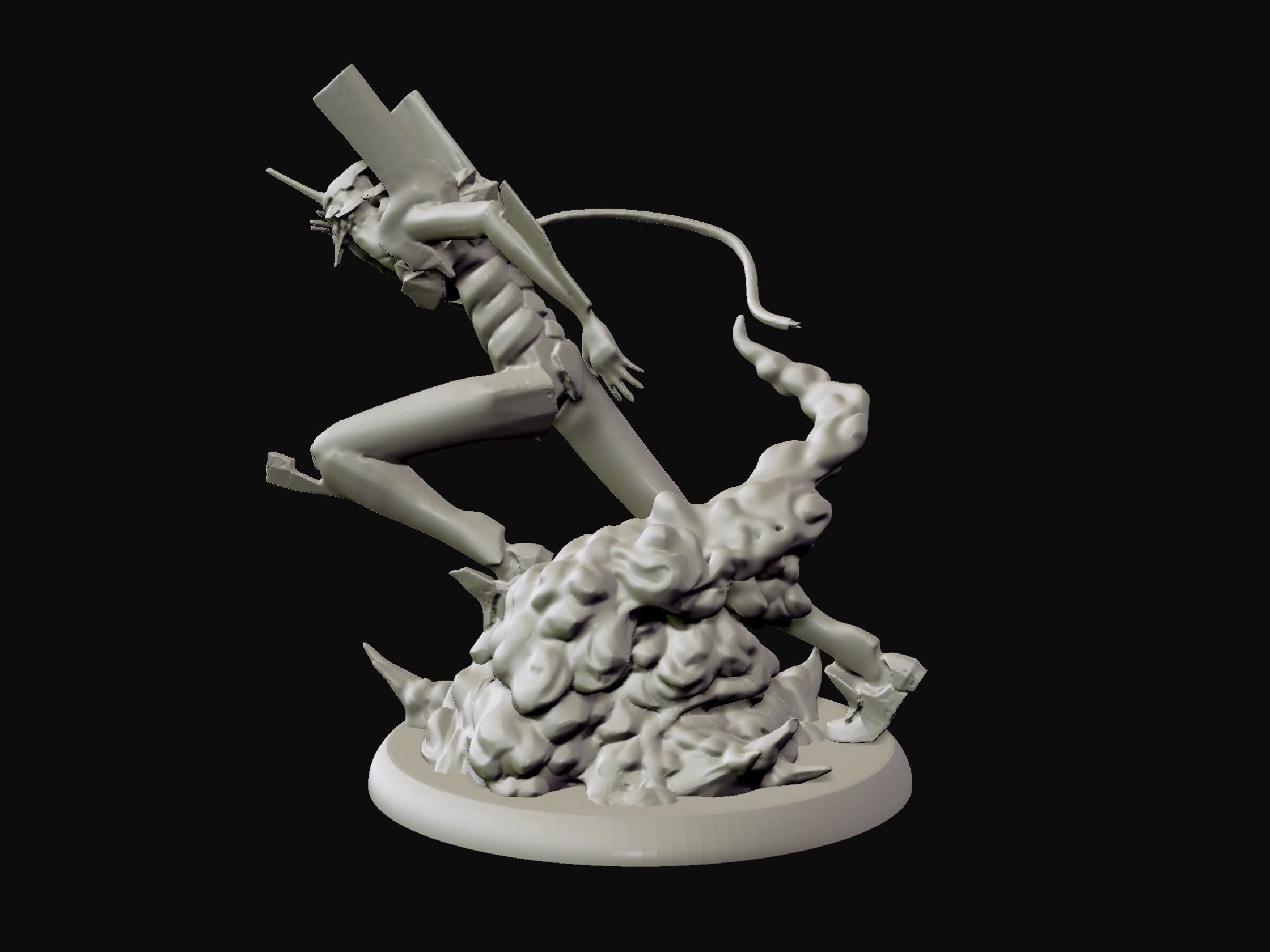 Eva unit 01 - Neon Genesis Evangelion - 3d print statue 3D print model_25