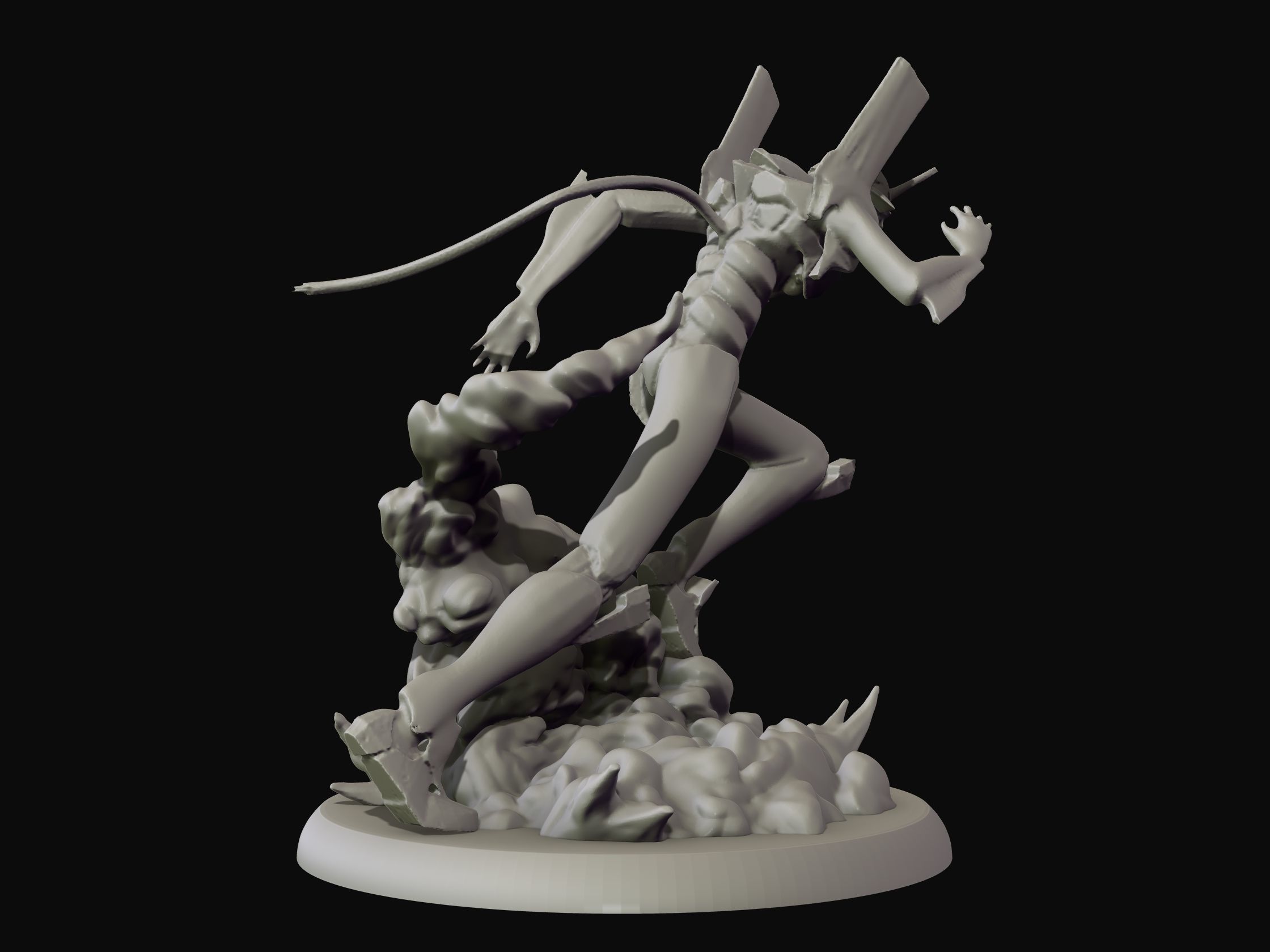 Eva unit 01 - Neon Genesis Evangelion - 3d print statue 3D print model_3