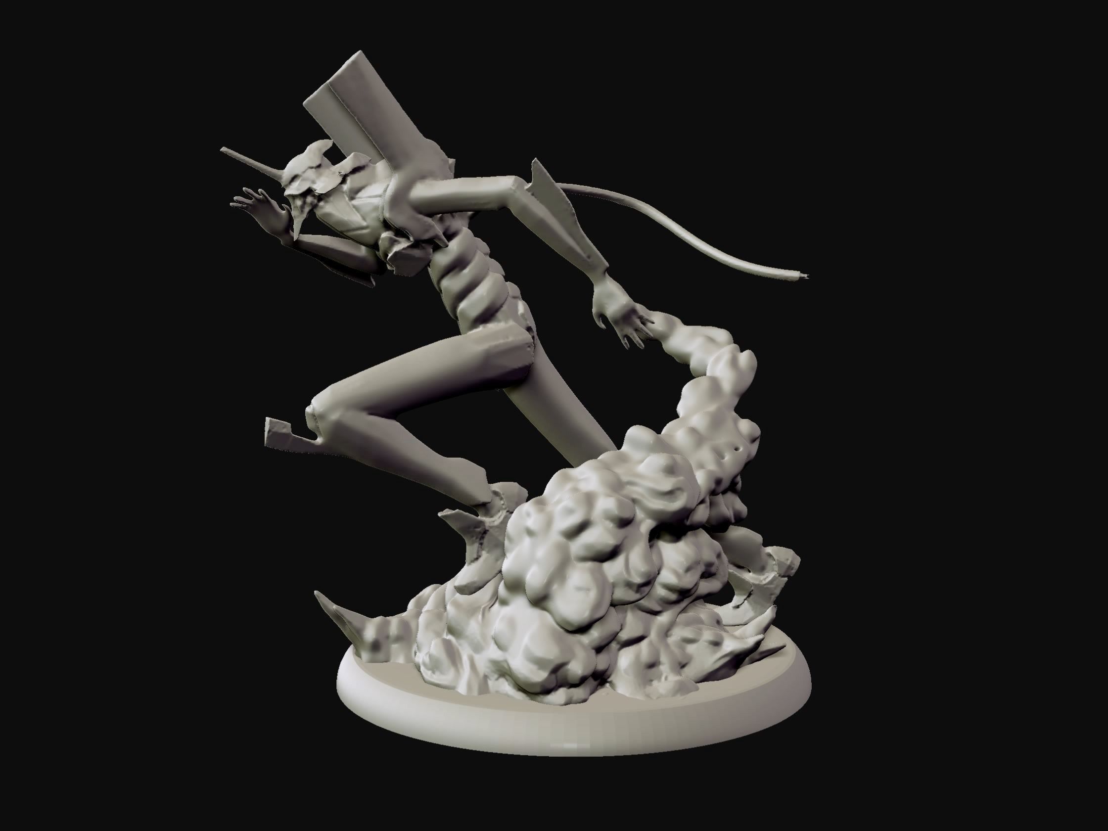 Eva unit 01 - Neon Genesis Evangelion - 3d print statue 3D print model_27