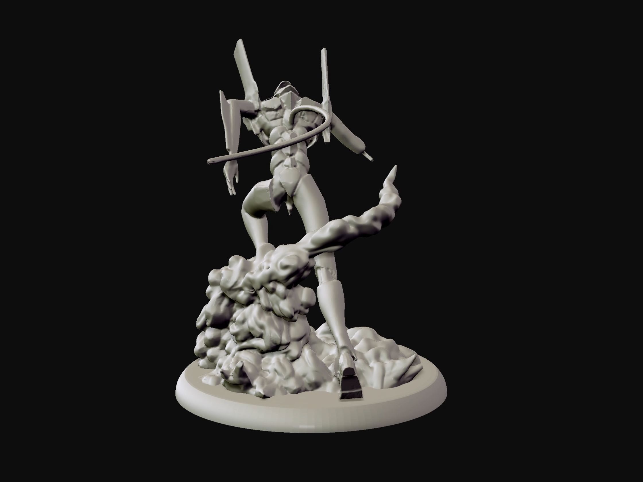 Eva unit 01 - Neon Genesis Evangelion - 3d print statue 3D print model_21