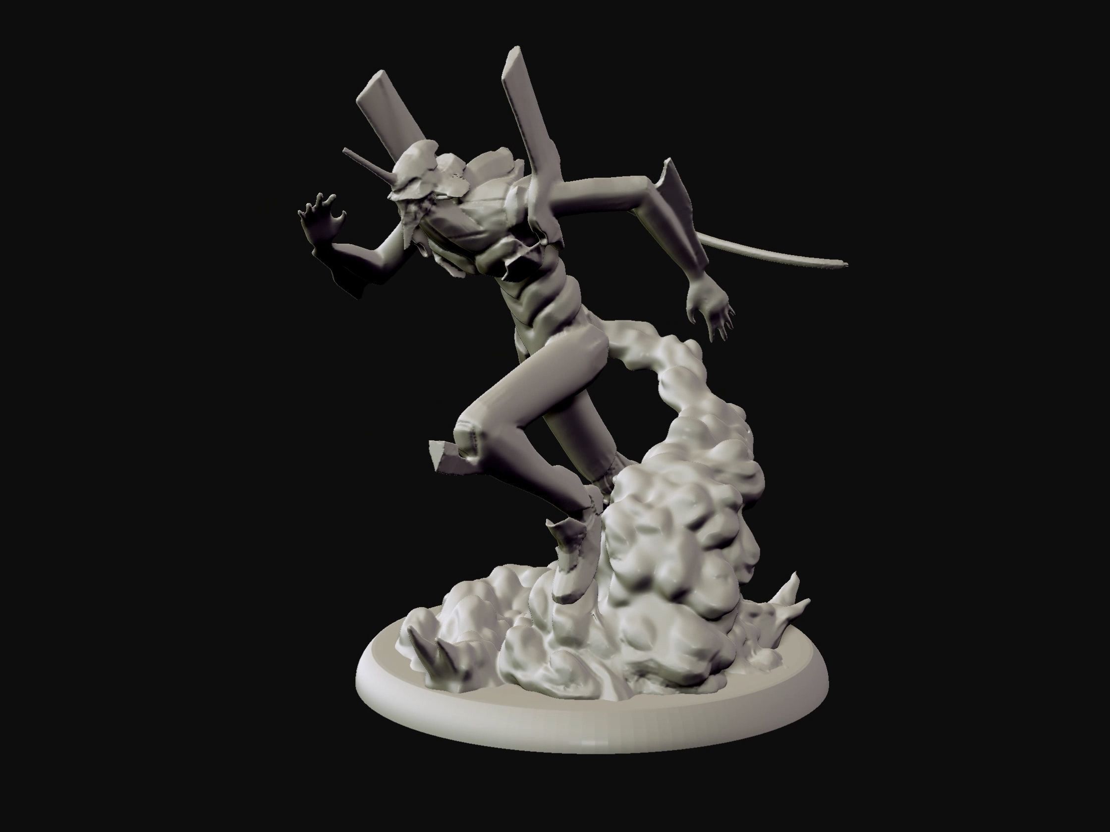 Eva unit 01 - Neon Genesis Evangelion - 3d print statue 3D print model_7
