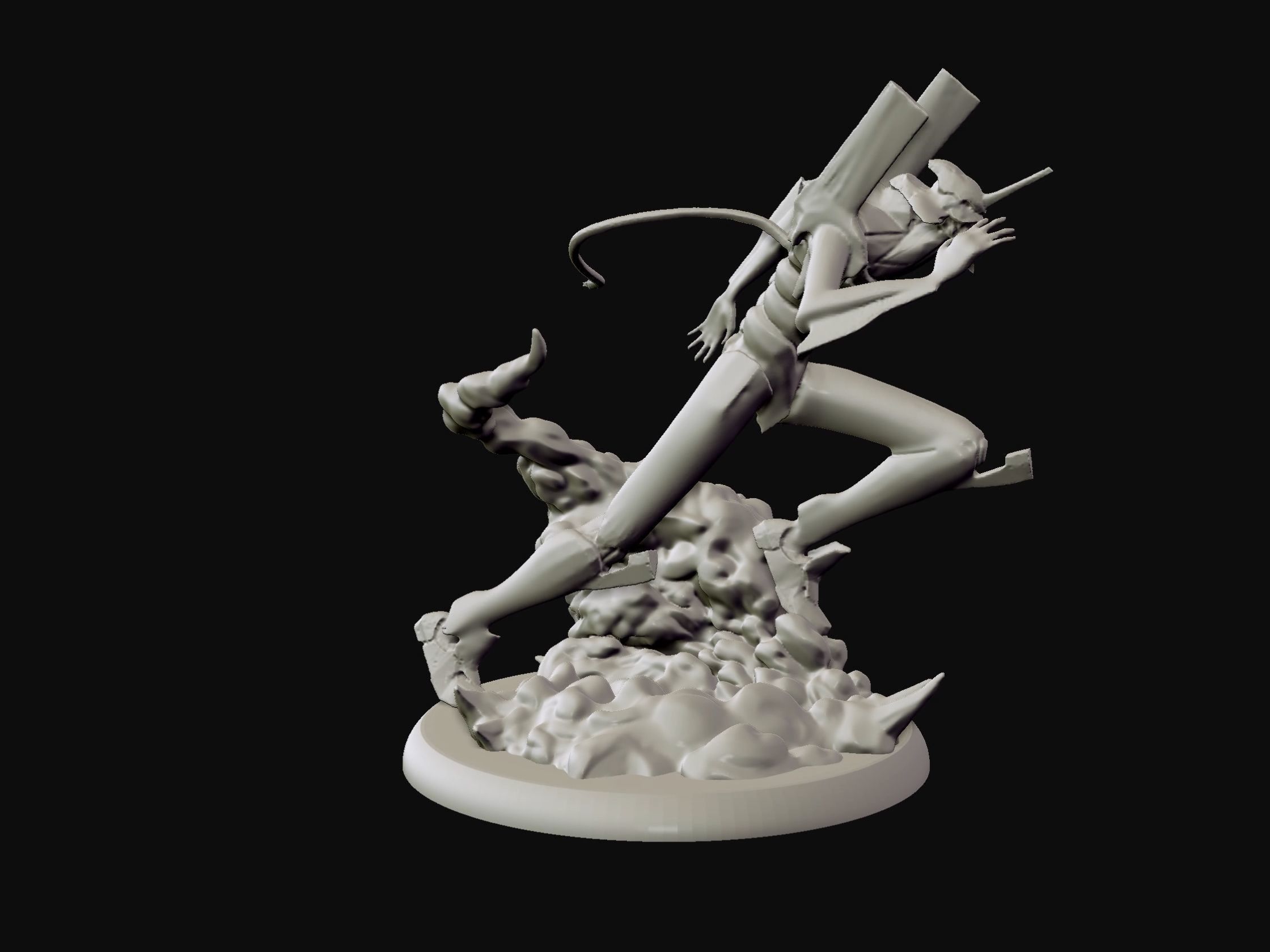 Eva unit 01 - Neon Genesis Evangelion - 3d print statue 3D print model_13