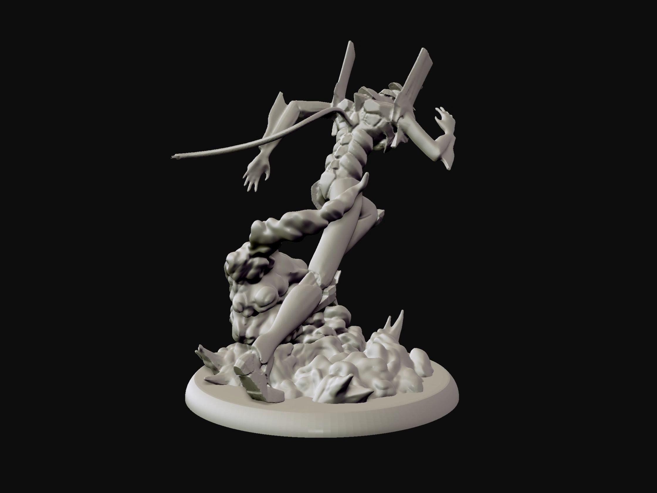 Eva unit 01 - Neon Genesis Evangelion - 3d print statue 3D print model_18