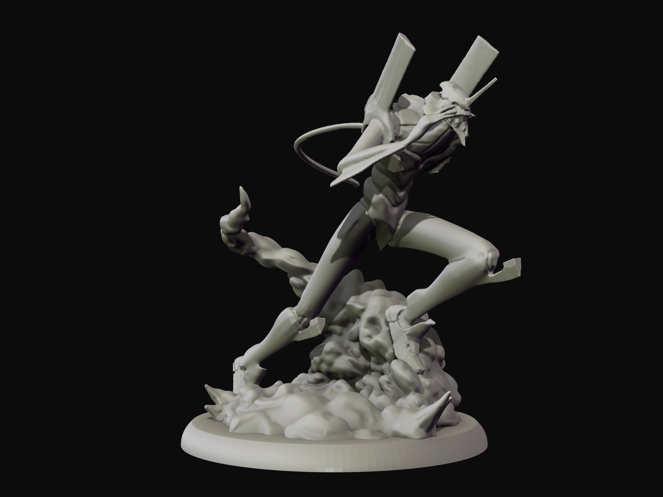 Eva unit 01 - Neon Genesis Evangelion - 3d print statue 3D print model_2