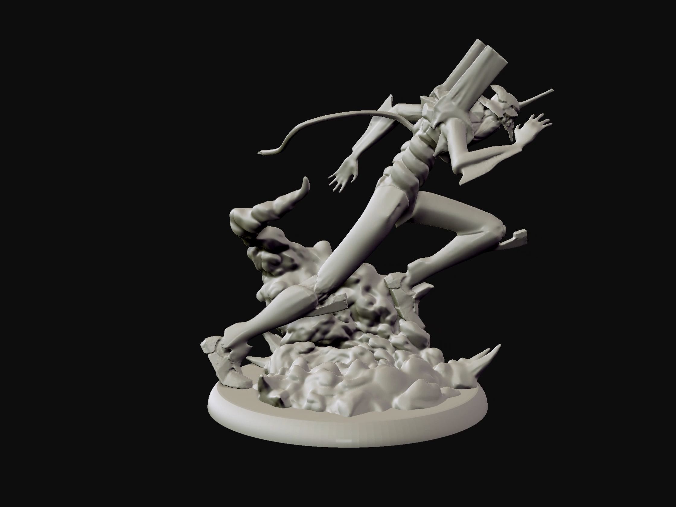 Eva unit 01 - Neon Genesis Evangelion - 3d print statue 3D print model_14