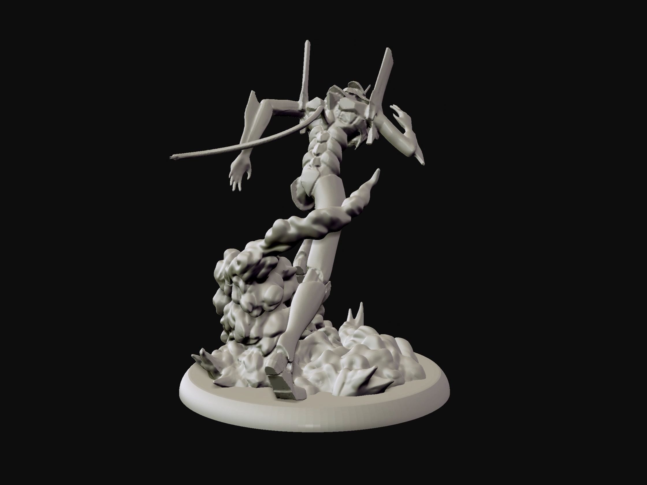 Eva unit 01 - Neon Genesis Evangelion - 3d print statue 3D print model_19