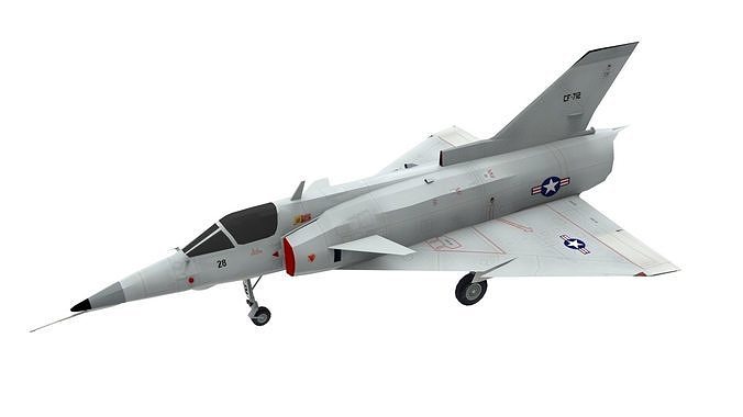 Lowpol IAI Kfir Aircraft Low-poly 3D model