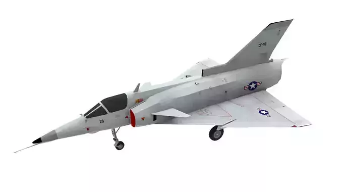 Lowpol IAI Kfir Aircraft