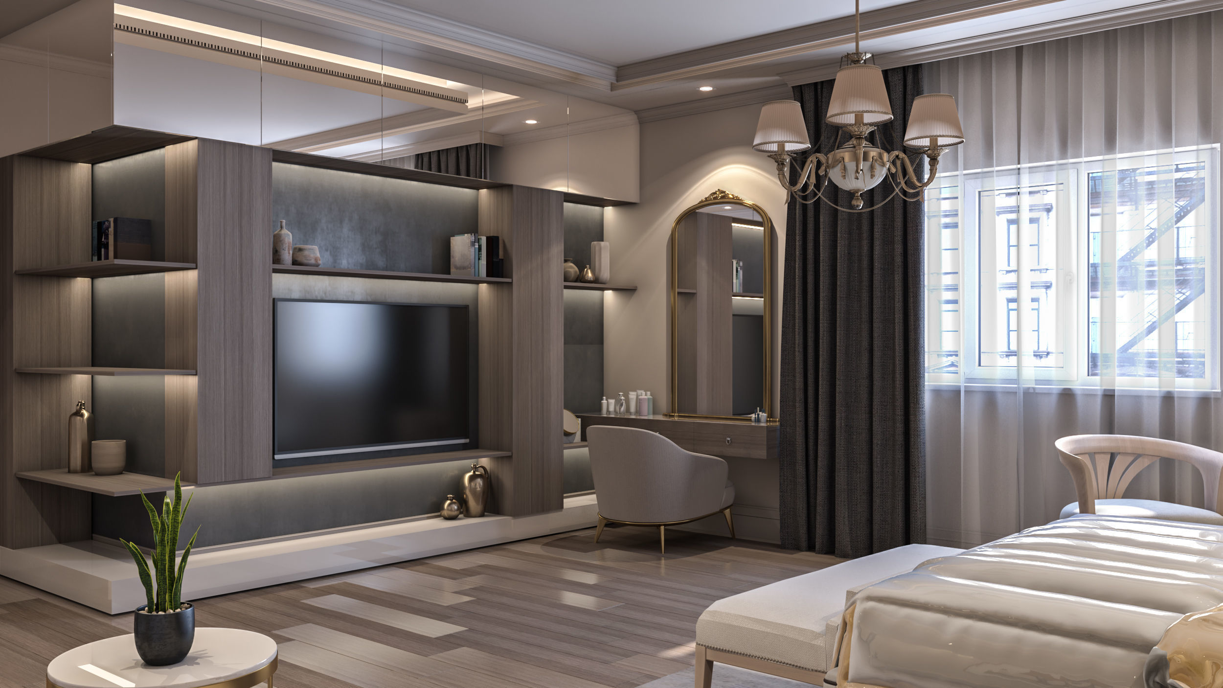 Master Bedroom 3D model_7