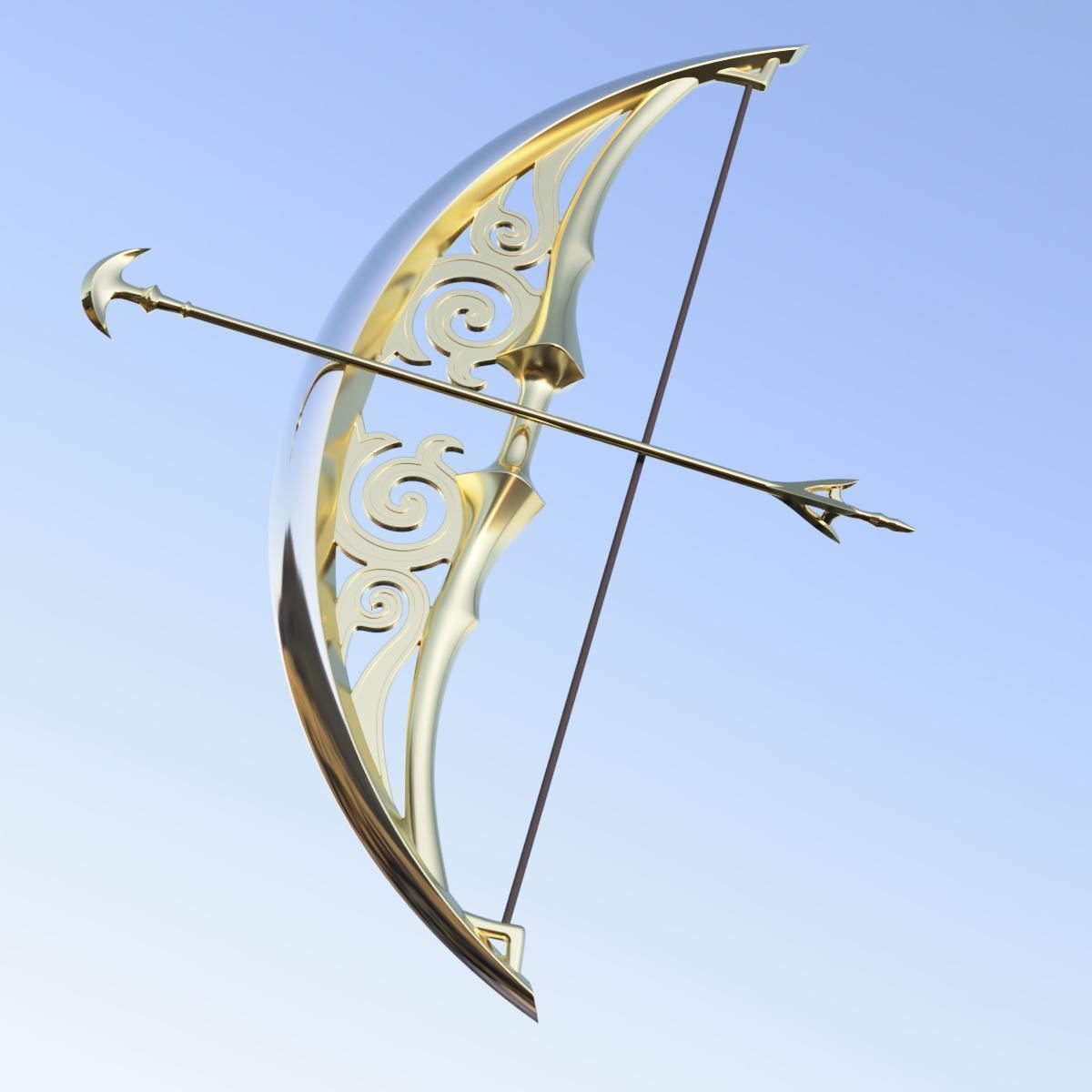 Zelda Bow of light 3D print model_1