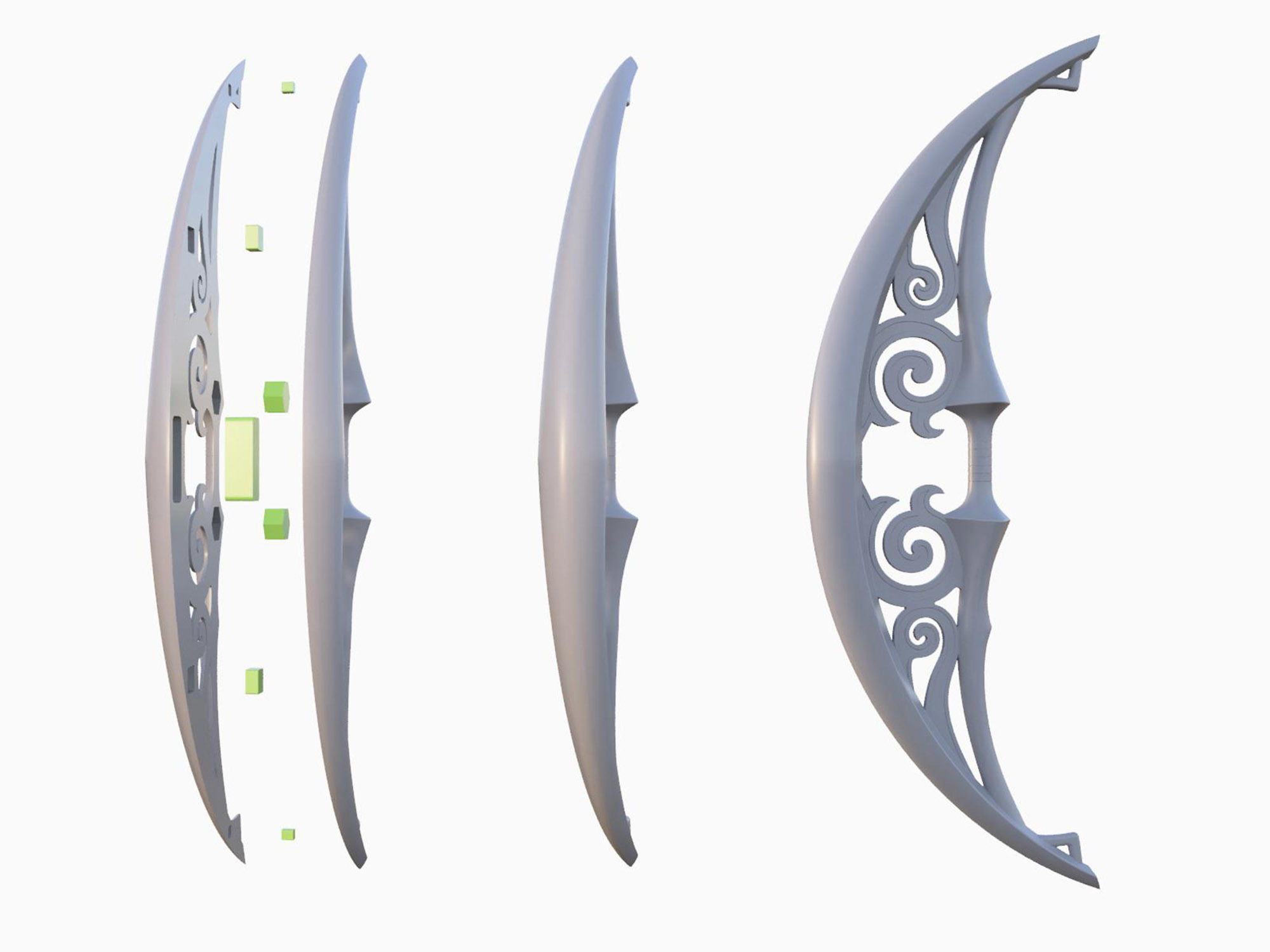 Zelda Bow of light 3D print model_7