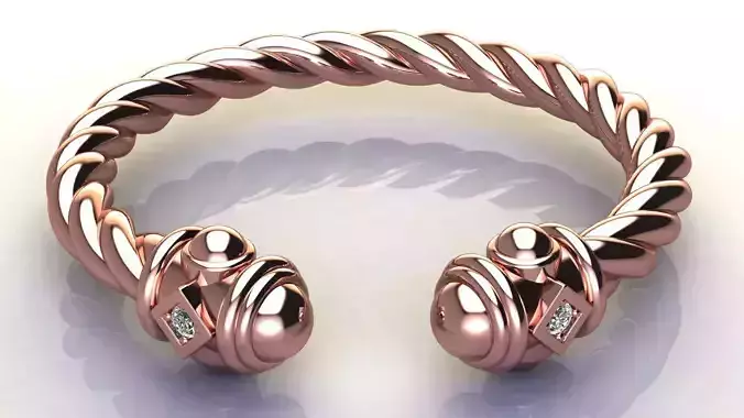 Renaissance Ring with Diamonds size 18 mm