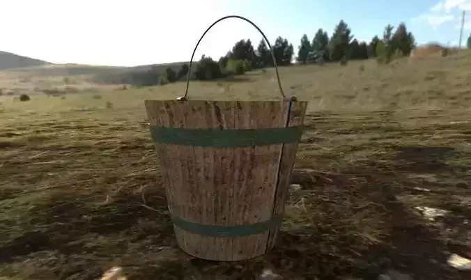 Bucket wooden