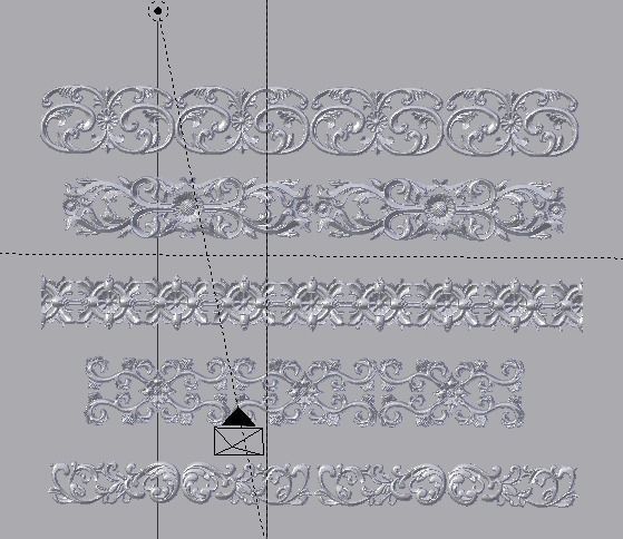 Classic decor ornament v-3D model02 3D model_4