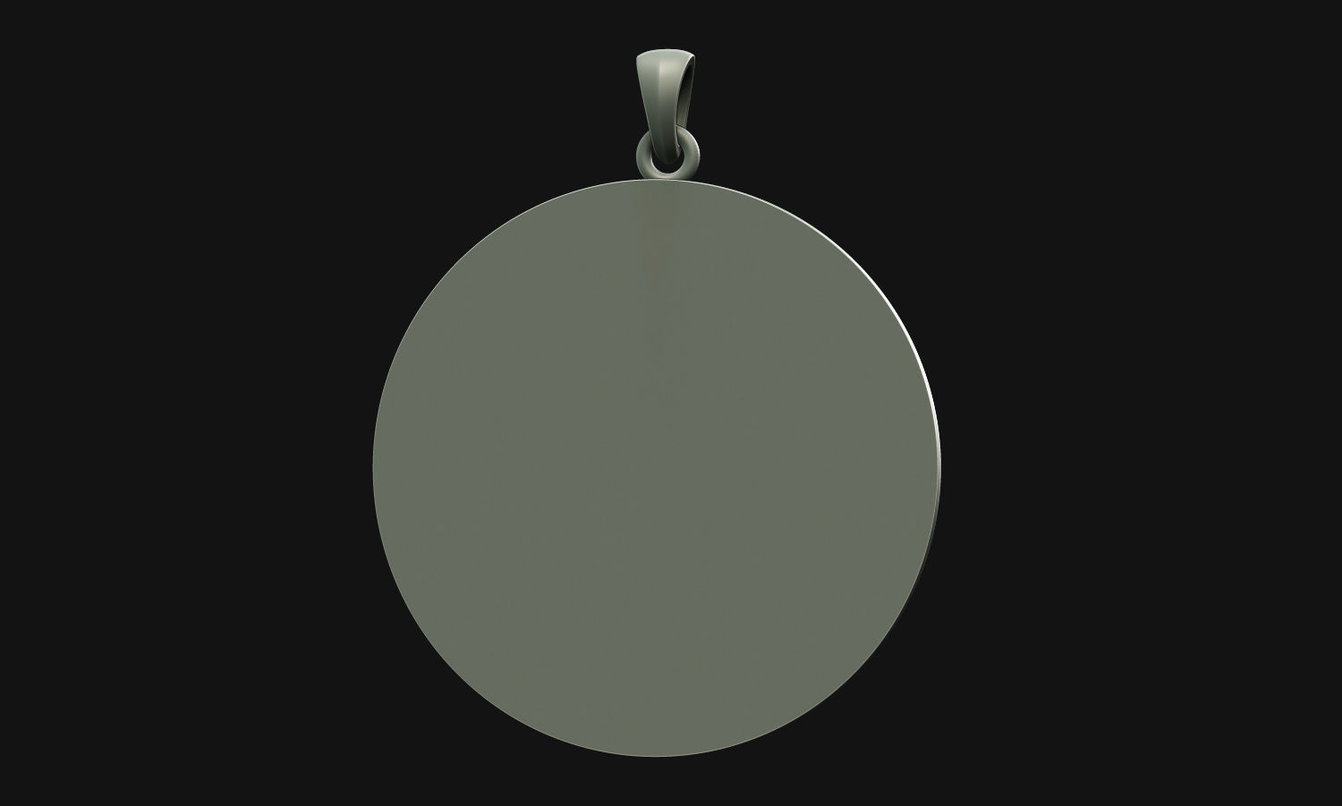Sai Baba Coin Pendant 3D print model_16