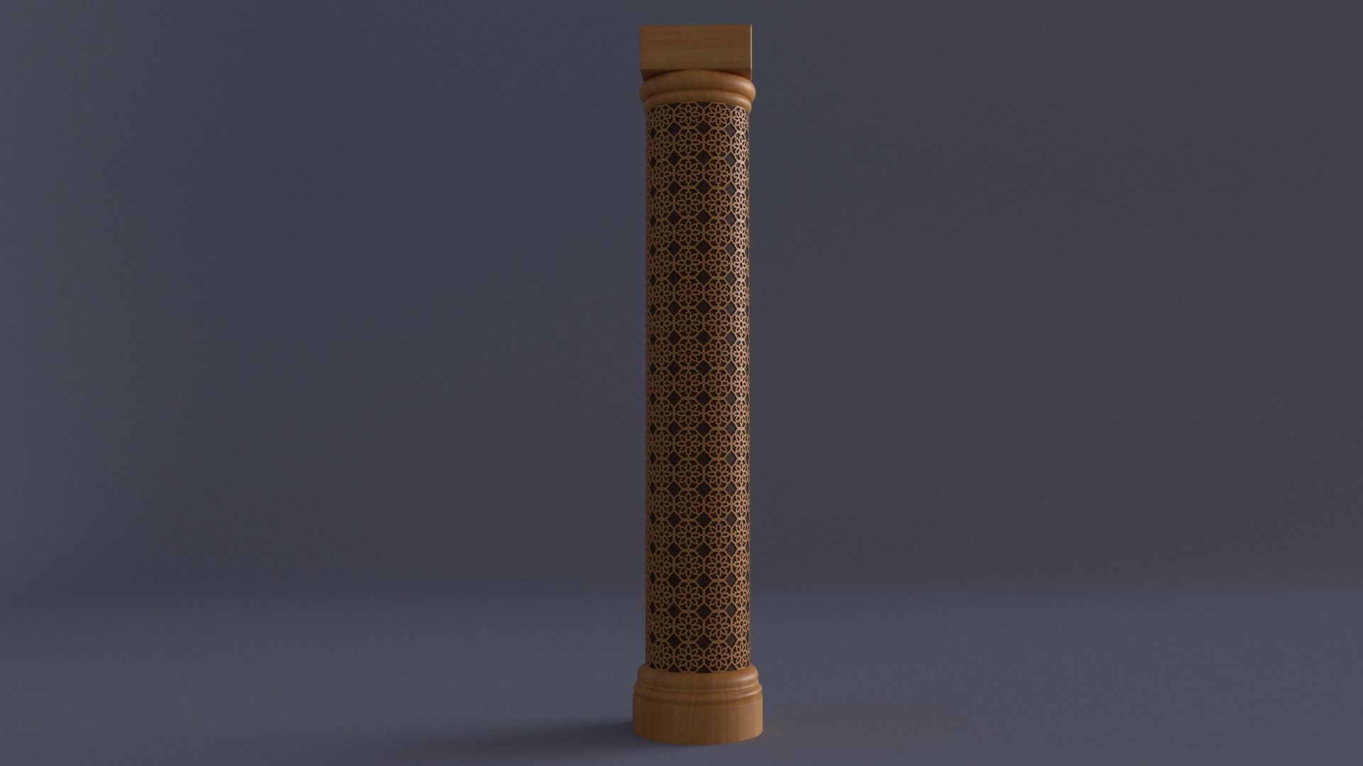 Ornamental column 2 3D model_1