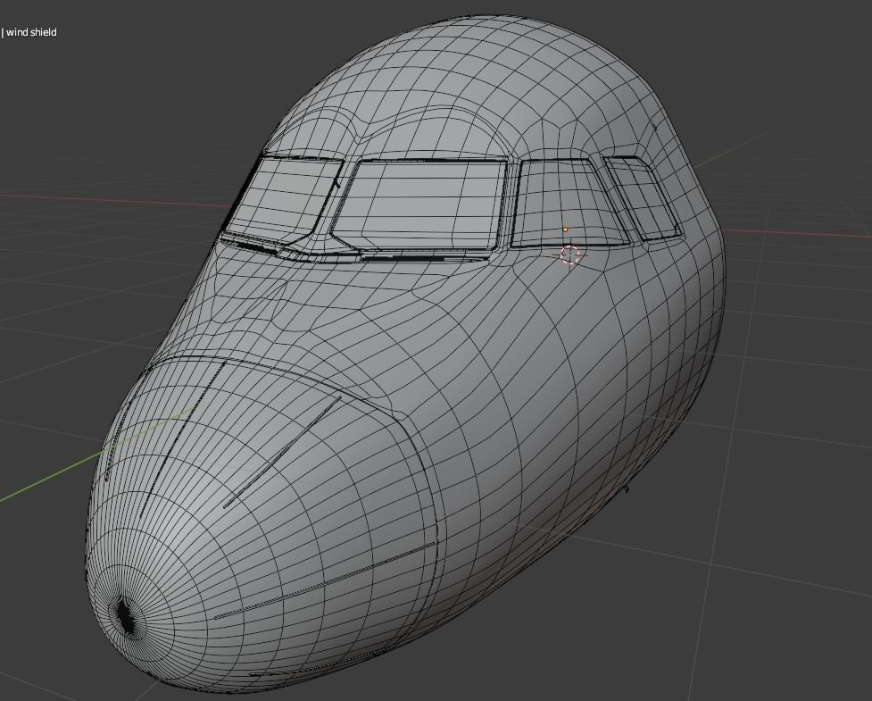 Airbus A320neo cockpit NOT TEXTURED Low-poly 3D model_28