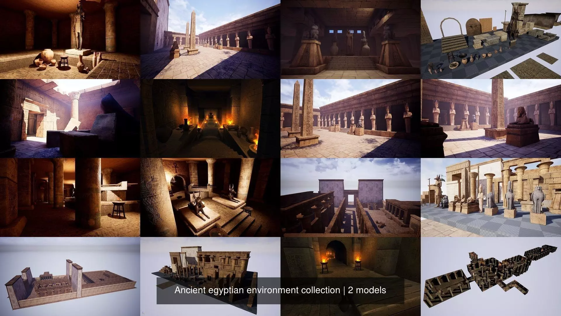 Ancient egyptian environment collection _3