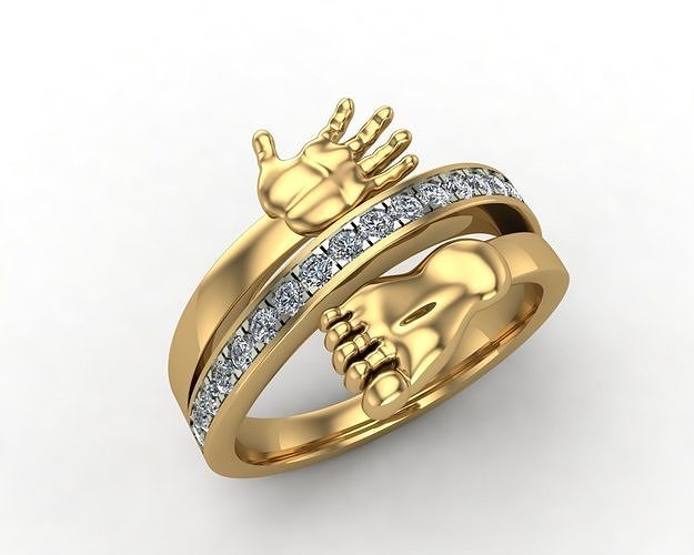 Hand and foot ring 3D print model